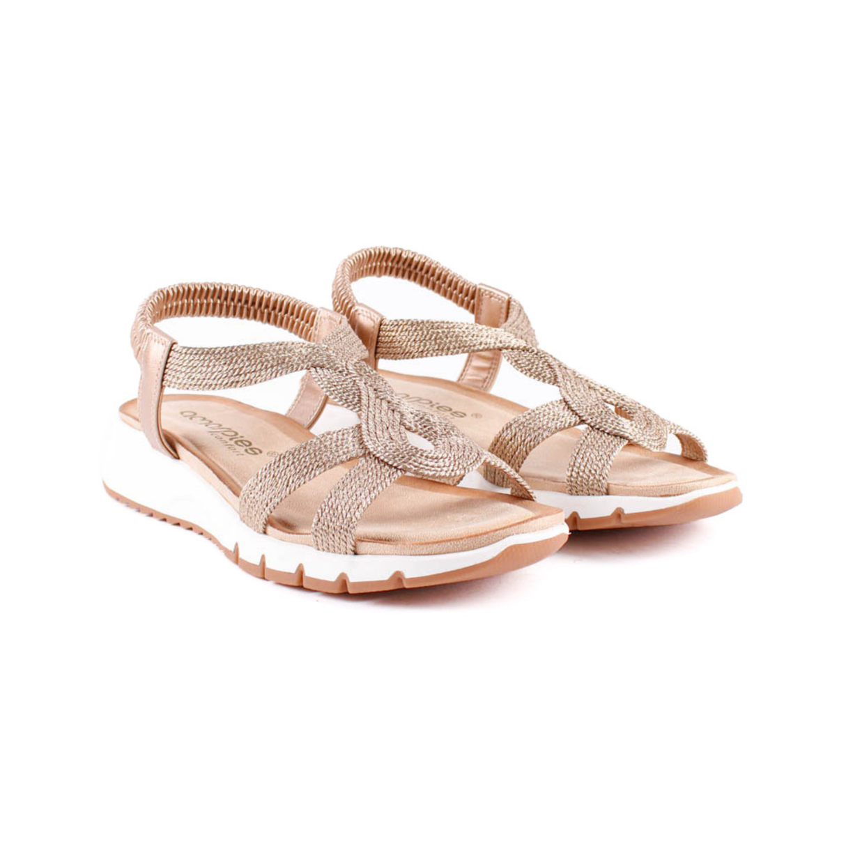 SANDALIA OCHO BRONCE ABZ30145