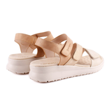 SANDALIA TRIPLE VELCRO CUERO ABZ30157