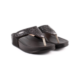 ESCLAVA STRASS VELCRO NERO 38187KB