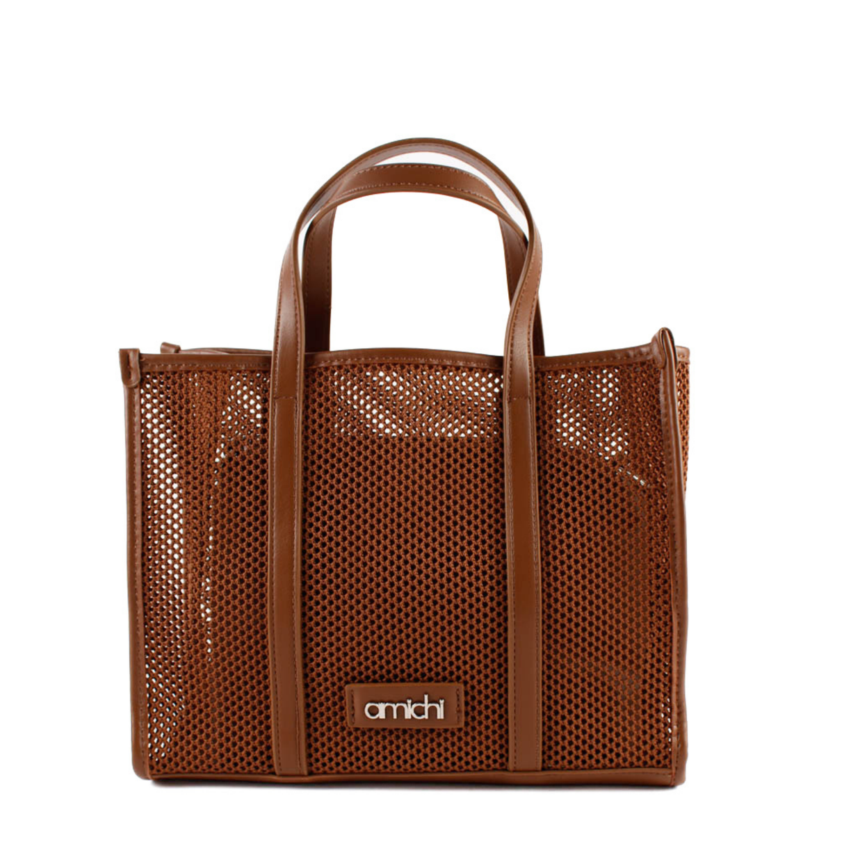 BOLSO REJILLA CUERO