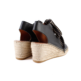 SANDALIA CUERDAS YUTE NEGRO 2356