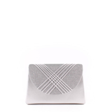 CARTERA SOLAPA X BRILLO PLATA