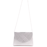 CARTERA SOLAPA X BRILLO PLATA