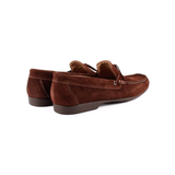 MOCASIN LAZO SERRAJE MARRON 09721