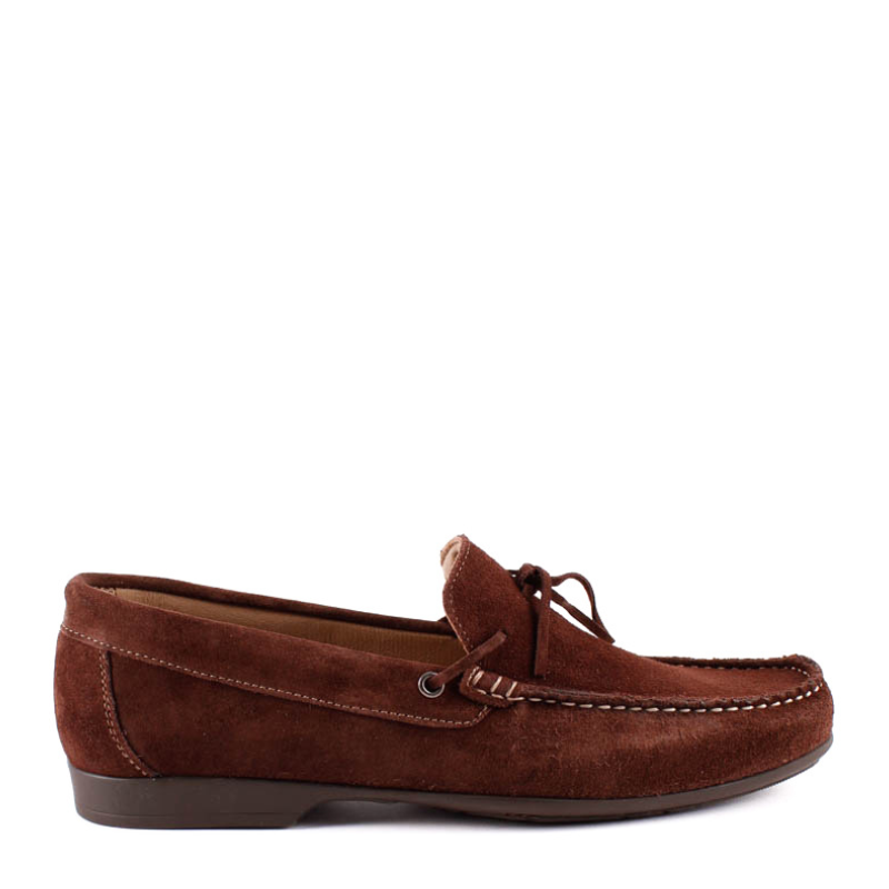 MOCASIN LAZO SERRAJE MARRON 09721