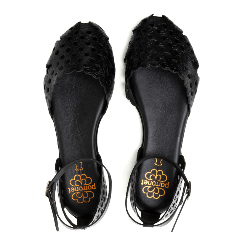 SANDALIA CANGREJERA NEGRO 3202