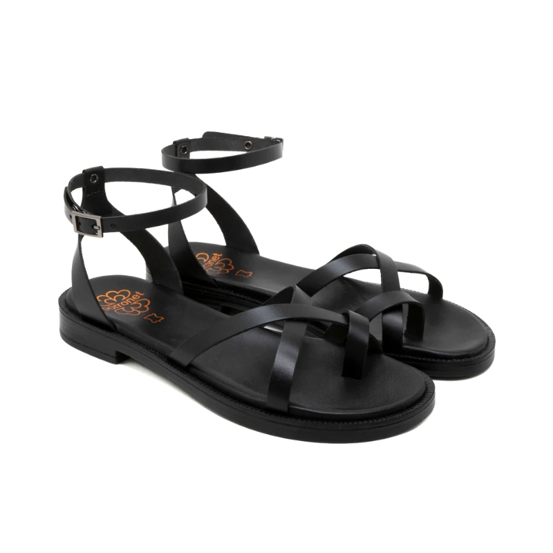 SANDALIA DEDO NEGRO 3230