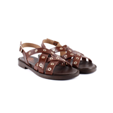 SANDALIA OJETES MOKA 3234