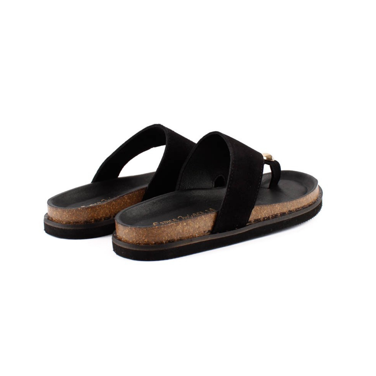 SANDALIA BIO ANILLO NEGRO WANDA