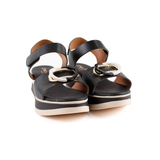 SANDALIA VELCRO ADORNO NEGRO 5974