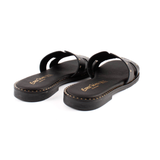SANDALIA PALA TACHAS NEGRO 5840