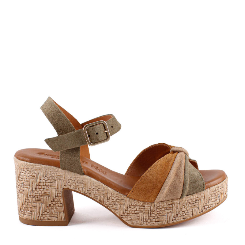 SANDALIA LAZO COMBI KAKI 3137