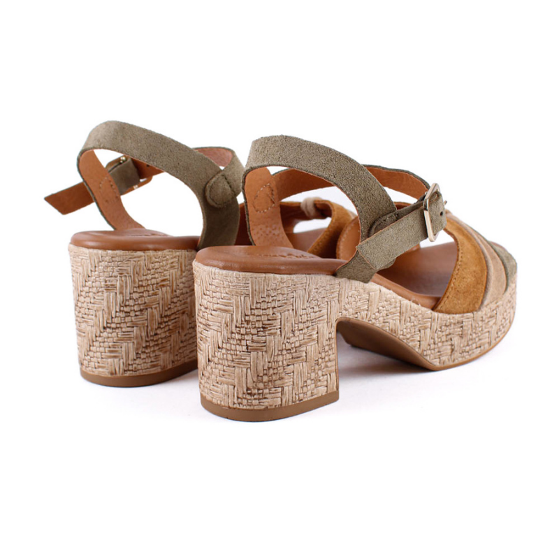 SANDALIA LAZO COMBI KAKI 3137