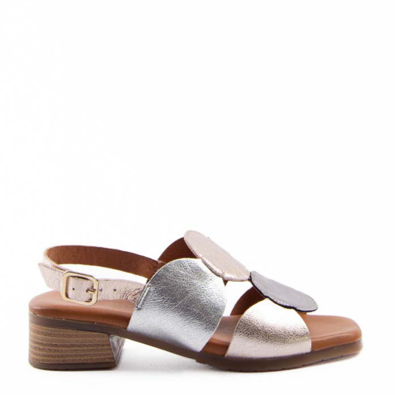 SANDALIA CIRCULOS MULTI PLATA 2684