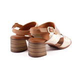SANDALIA DOBLE PALA PLATINO T-111709