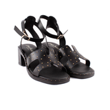 SANDALIA PULSERA TACHAS NEGRO 556