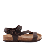 SANDALIA BIO HEBILLAS MARRON 2846