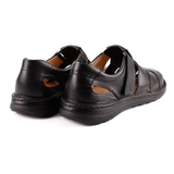 SANDALIA CERRADA VELCRO NEGRO 929