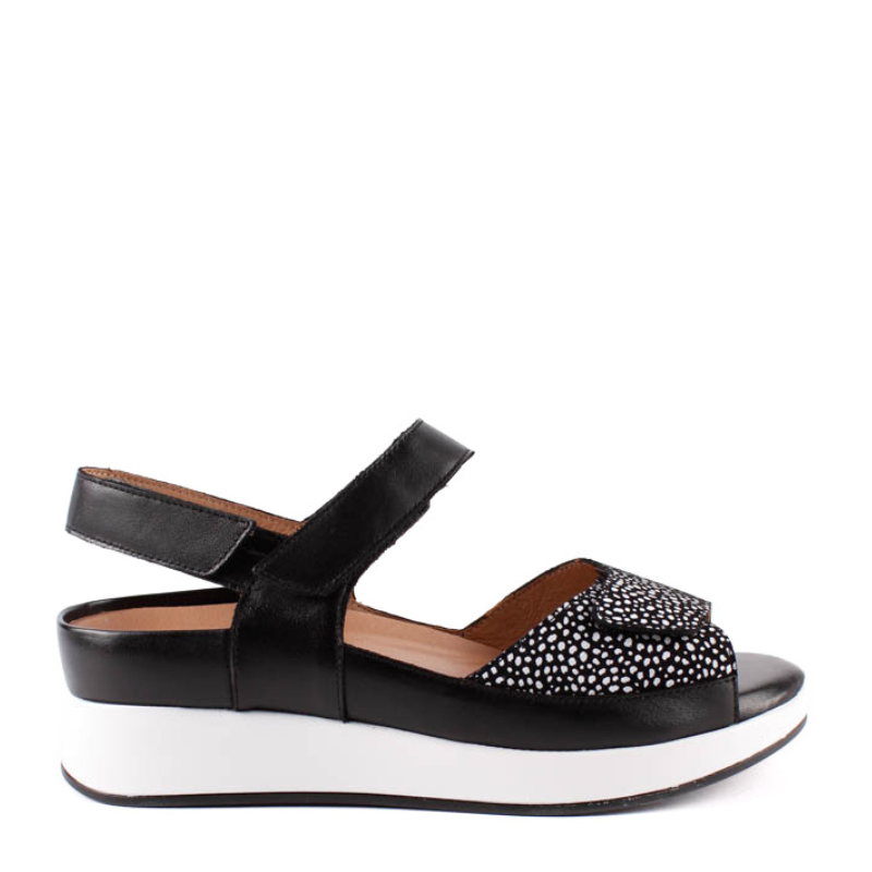 SANDALIA VELCROS NEGRO 260422