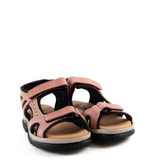 SANDALIA VELCRO TEJA TAUPE 7040