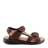 SANDALIA VELCROS MARRON MULTI 37007