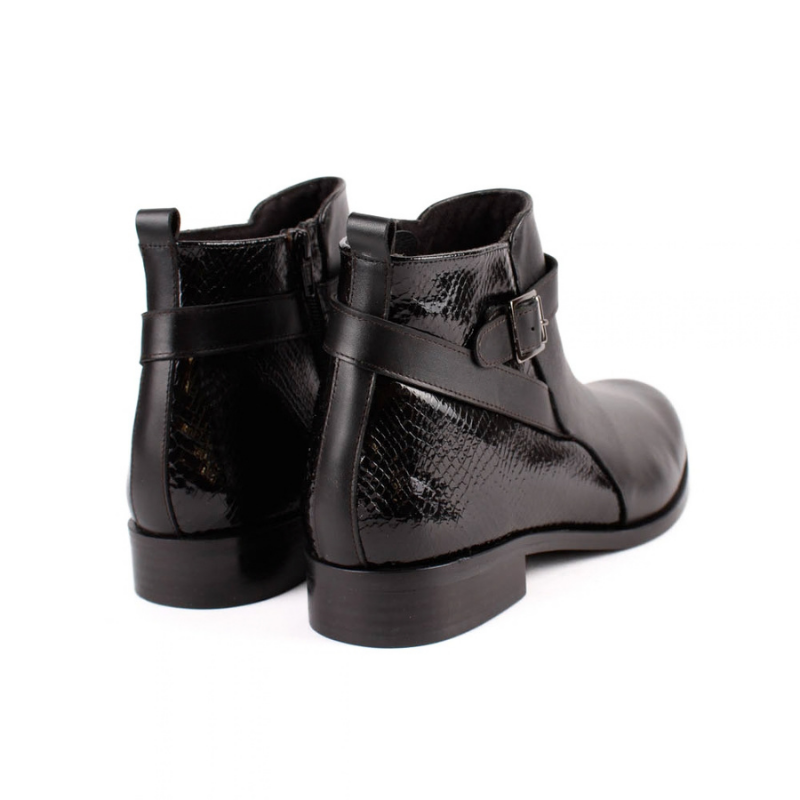 BOTIN CORREA HEBILLA NEGRO 8800
