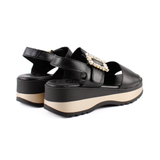 SANDALIA HEBILLA JOYA NEGRO 2625