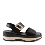 SANDALIA HEBILLA JOYA NEGRO 2625