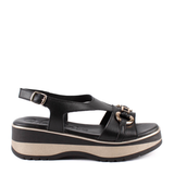 SANDALIA T APLIQUE NEGRO 2623