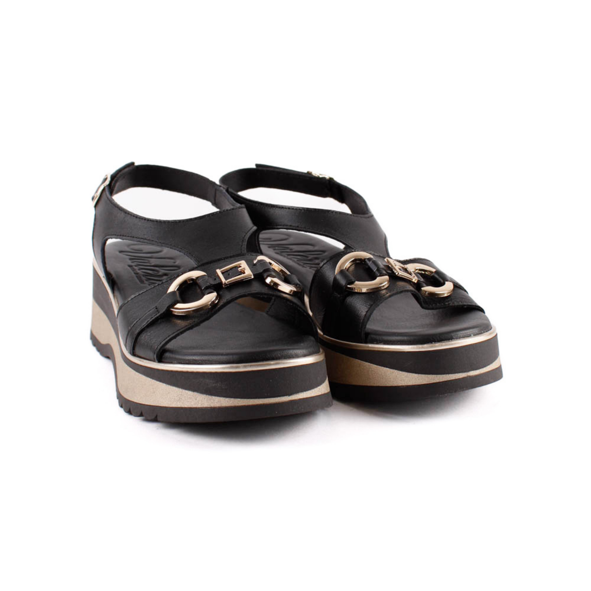 SANDALIA T APLIQUE NEGRO 2623