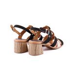 SANDALIA CIRCULOS COMBI NEGRO V-26039-1
