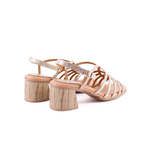 SANDALIA TIRAS PLATINO V-26041-1