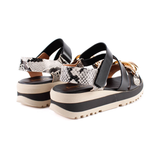 SANDALIA ESLABONES NEGRO 2214