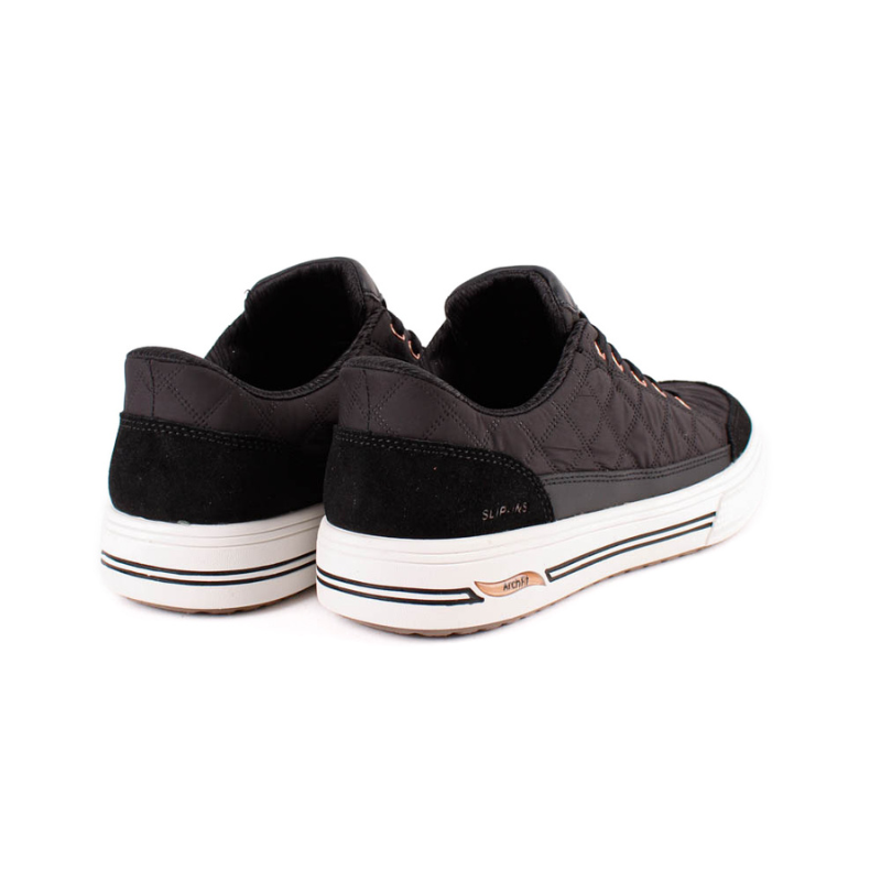 SLIP INS ARCH FIT COZY FIT BLACK