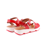 SANDALIA HEBILLA ROJO 26138