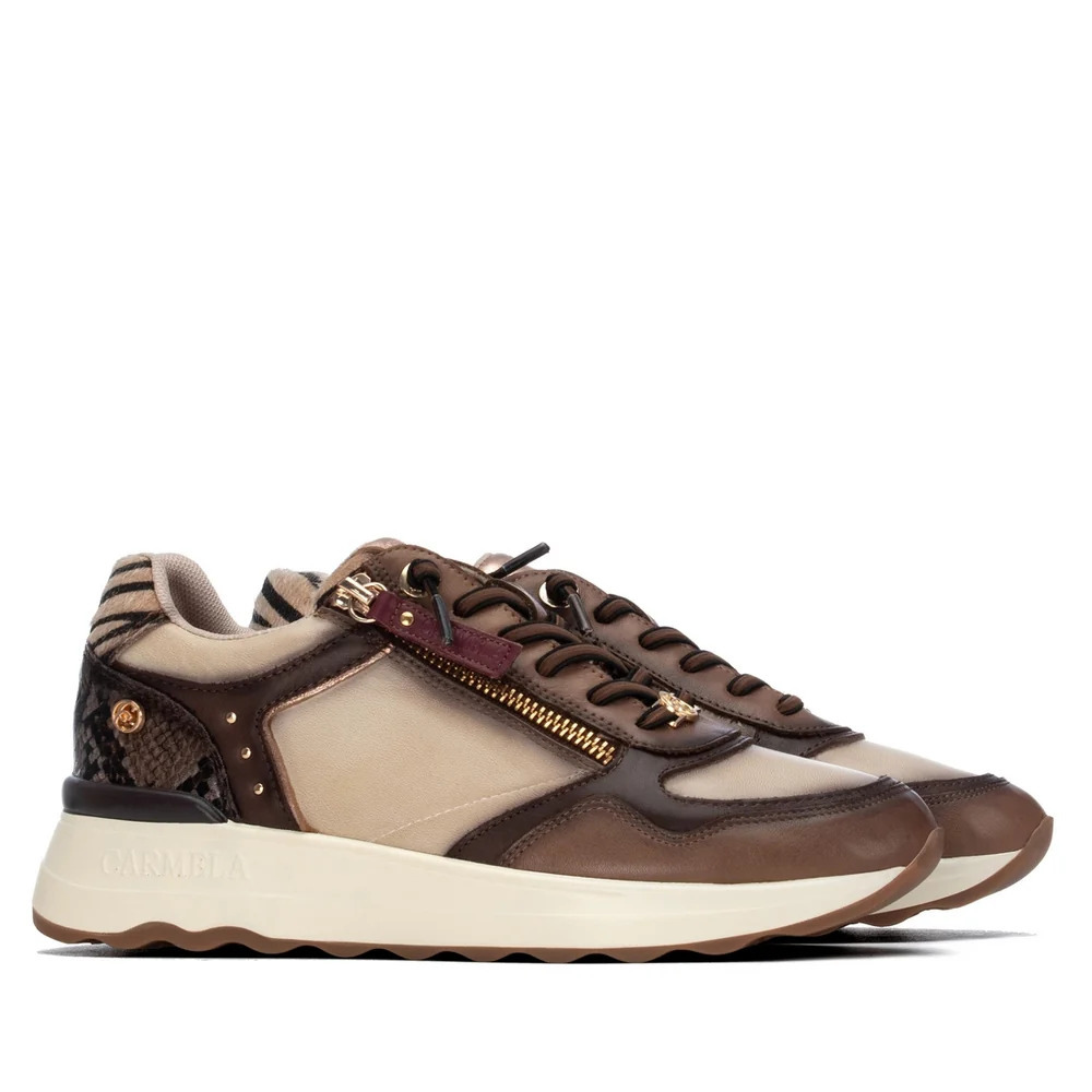SNEAKER CREMALLERA MARRON 164221