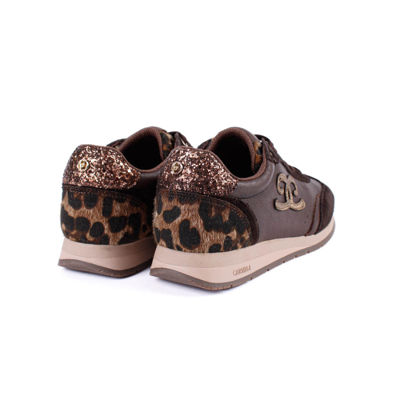 SNEAKER TALON GLITTER MARRON 164234