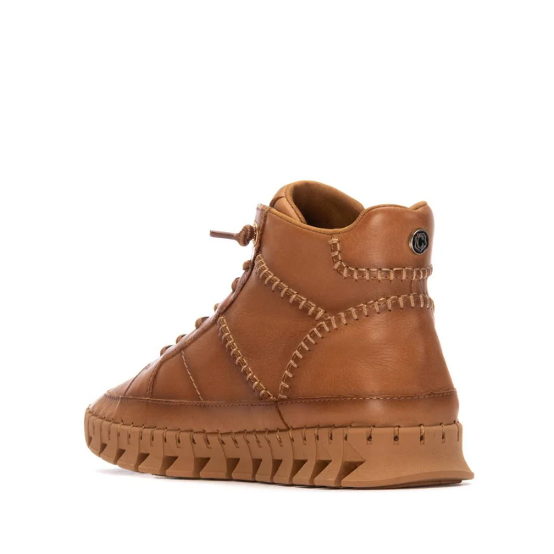 BOTIN COSIDO CREMALLERA CAMEL 162708