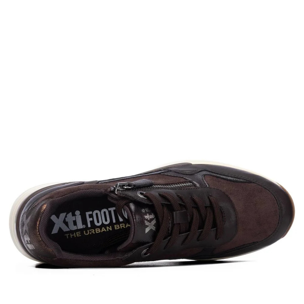 SNEAKER CUÑA MARRON 146169
