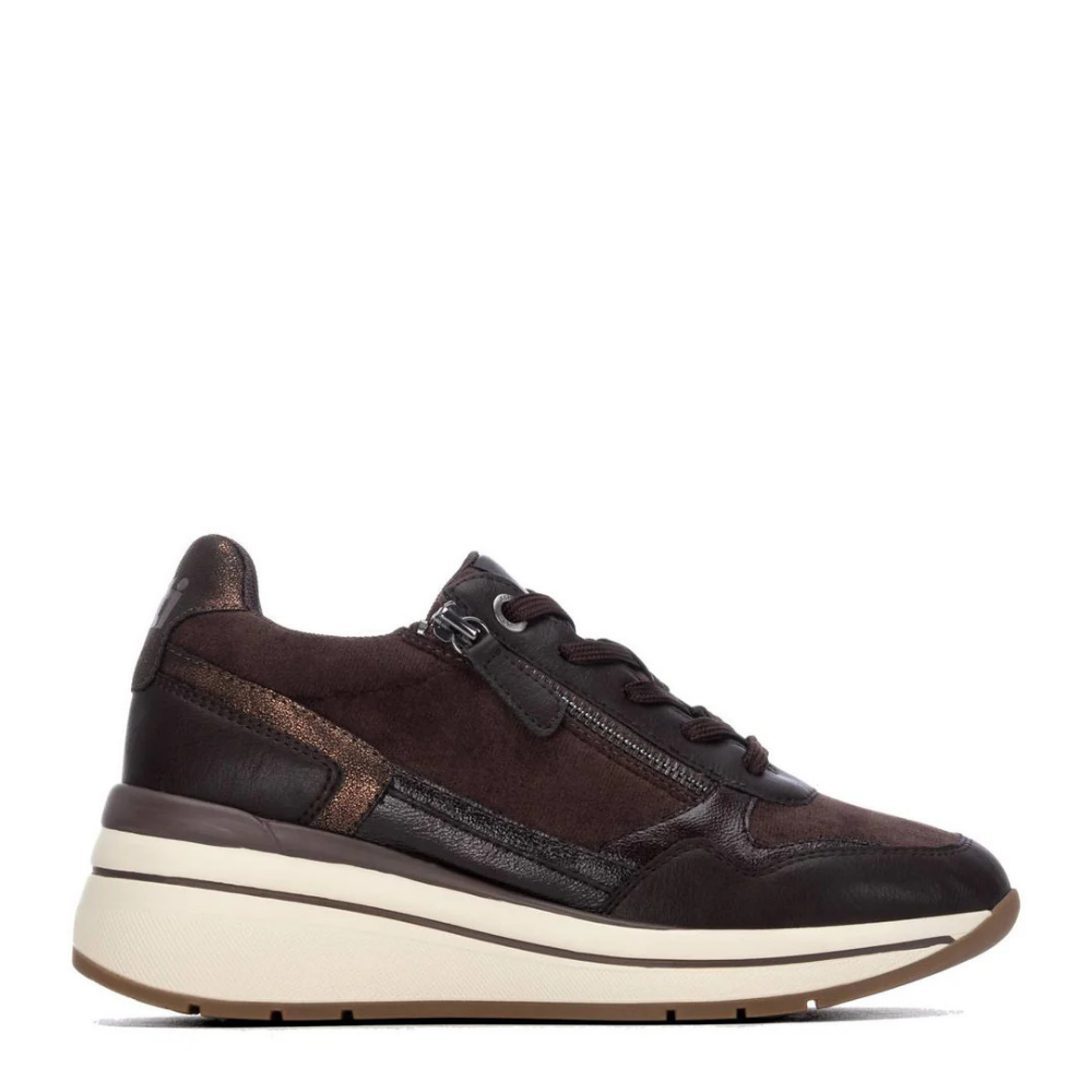 SNEAKER CUÑA MARRON 146169