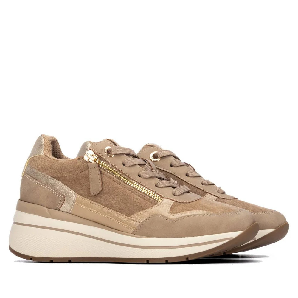 SNEAKER CUÑA BEIGE 146169