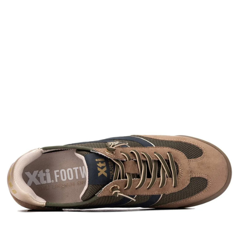 SNEAKER REJILLA ONDAS KAKI 146156