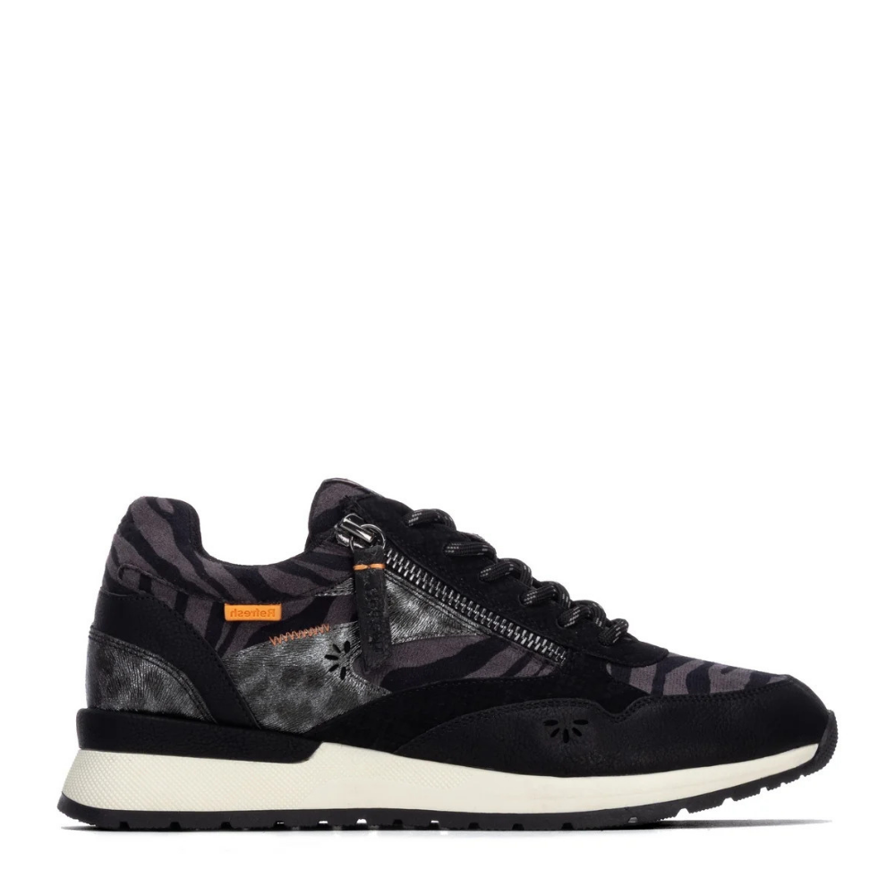 SNEAKER PRINT CREMALLERA NEGRO 176219