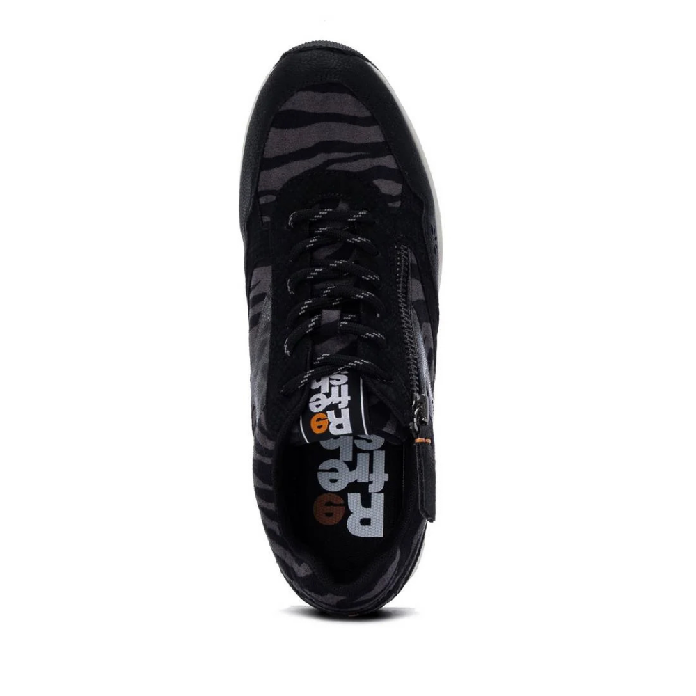 SNEAKER PRINT CREMALLERA NEGRO 176219