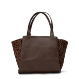 BOLSO LATERAL PRINT MARRON