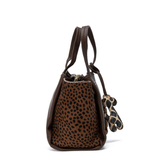 BOLSO LATERAL PRINT MARRON