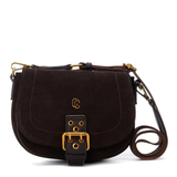 BANDOLERA SOLAPA HEBILLA MARRON