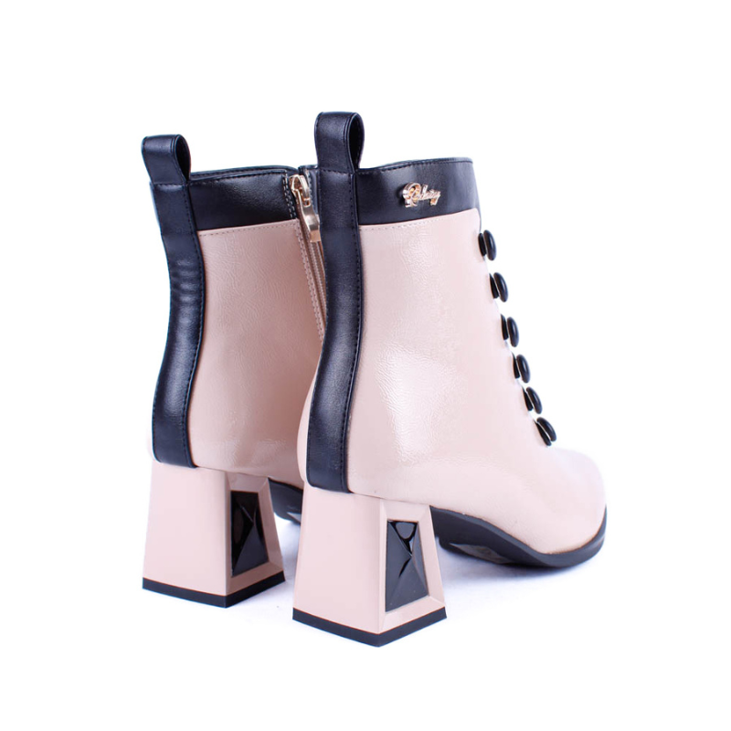BOTIN BOTONES GOMAS BEIGE 84659