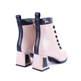 BOTIN BOTONES GOMAS BEIGE 84659