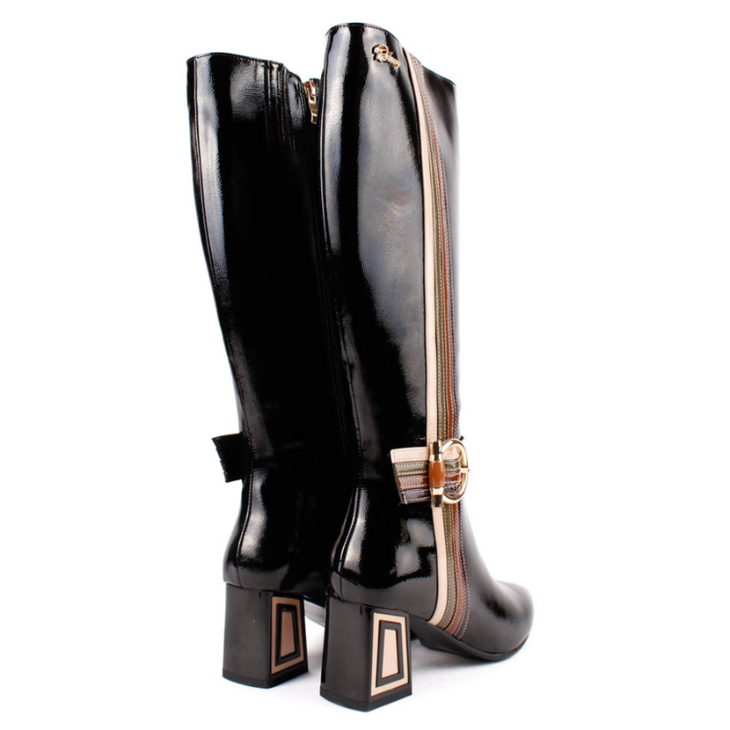 BOTA LINEAS TRICOLOR BLACK 84727